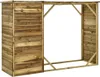 vidaXL Szopa narzędziowa z wiatą drewno sosnowe 253×80×170 Podgląd zdjęcia produktu 10