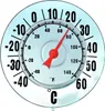 A thermometer showing temperature readings in Celsius and Fahrenheit. Anteprima dell’immagine prodotto