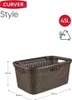 Curver Kosz Na Pranie Do Magla 45 L Ciemny Brąz Podgląd zdjęcia produktu 4