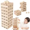 Drevená veža Jenga mini spoločenská hra zručnostná Náhľad obrázku produktu 1