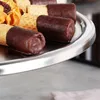 Elegante piatto da portata con piede in acciaio inox per Anteprima dell’immagine prodotto 10