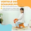 AIYAPLAY Drewniany konik na biegunach, bujak dla dzieci z Podgląd zdjęcia produktu 4