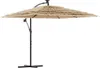 vidaXL Sonnenschirm mit Stahlmast Braun 290x290x238 cm Produktbild-Vorschau 1