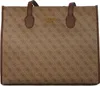Guess Silvana Frauen 4G Logo Druck Synthetik Große Tote Produktbild-Vorschau 1