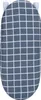 A top-down view of a mini ironing board with a checkered pattern. Produktbild-Vorschau