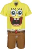 A SpongeBob Schwammkopf costume for men, consisting of a shirt and shorts, displayed against a white background. Náhled obrázku produktu