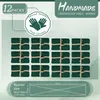 Sada 12 tmavě zelených síťovaných ubrusů - 55 x 300 cm pro Náhled obrázku produktu 2