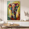 MuchoWow® - Leinwandbilder - Elefant - Kunst - Malerei - Produktbild-Vorschau 6