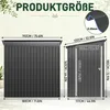 UISEBRT Metalowa szopa ogrodowa 6x4 ft z dachem spadzistym, Podgląd zdjęcia produktu 2