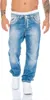 Cipo & Baxx Herren Regular Fit Jeans BJ595 Blau, W32/L34 Produktbild-Vorschau 1