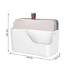 A white document holder with several documents inside, with measurement indicators. Produktbild-Vorschau
