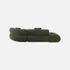 sweeek - Organisches 3-Sitzer-Ecksofa mit strukturiertem Produktbild-Vorschau 4