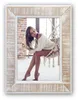 Elegante cornice vintage in legno rettangolare beige Anteprima dell’immagine prodotto 1