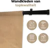 MuchoWow® Wandteppich Wandbehang Schwarz - Braun - Abstrakt Produktbild-Vorschau 3