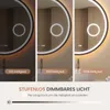 AQUABATOS 80 cm Runder LED Badspiegel mit 3-facher Produktbild-Vorschau 5