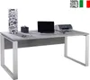 A desk with a laptop, printer, and lamp. Produktbild-Vorschau
