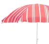 Sonnenschirm rund 1,80m Rot gestreift Polyester knickbar UV Schutz Anteprima dell’immagine prodotto