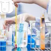 3stk Abgestufter Messbecher Glas Becherglas 25ml 50ml 100ml Produktbild-Vorschau 3