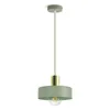 LUXOLAR Pendelleuchte Salbeigrün Ø20 cm – Moderne LED Produktbild-Vorschau 1