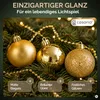 DEUBA® Weihnachtskugeln 66tlg Baumschmuck-Set mit Sternen Produktbild-Vorschau 5
