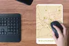 MuchoWow® Mauspad Mousepad Wolfenbüttel - Karte - Stadtplan Produktbild-Vorschau 4
