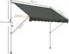 Standmarkise freistehend, 300 x 150cm, Markise mit Produktbild-Vorschau 8