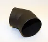 Ofenrohrbogen 45° schwarz-metallic lackiert ohne Tür Produktbild-Vorschau 2