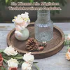 2er-Set Holztabletts, Schmuck- und Dekotablett, Runde & Produktbild-Vorschau 6