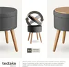 TecTake 403970, Šedá, Polyester, MDF Náhled obrázku produktu 5
