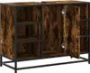 vidaXL Umývadlo Vanity Unit Smoked Oak 80x33x60 cm Drevo Náhľad obrázku produktu 6