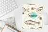 MuchoWow® Mauspad Mousepad Lebensmittel - Muster - Fisch Produktbild-Vorschau 6