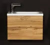 Quentis Badmöbel Gäste-WC FAROS, Breite 50 cm, Eiche Natur, Produktbild-Vorschau 2