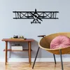 Wallity, Airplane, Wanddeko, Schwarz, Metall, 70 x 23 cm Produktbild-Vorschau 1