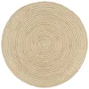 vidaXL Tappeto fatto a mano in iuta con disegno a spirale Anteprima dell’immagine prodotto 5