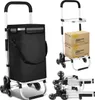 Carrello della spesa Jayseuw, 6 ruote, con scomparto Anteprima dell’immagine prodotto 9