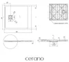 CERANO – Obdĺžniková sprchová vanička Pablo – SMC/minerálny Náhľad obrázku produktu 4