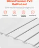 SucceBuy Revêtement de mur à lamelles, 2,4 x 1,2 m, PVC, Voir les images du produit 3