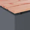 vidaXL Gartenbank Anthrazit 40 x 40 x 43 cm Produktbild-Vorschau 7