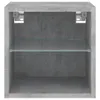 TV-kast met LED-verlichting, betonkleur, 30x28,5x30 cm Productafbeelding-voorbeeld 7