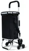 VOUNOT® Aluminium Einkaufstrolley Treppensteiger, Trolly Produktbild-Vorschau 1