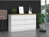 Roe Furniture | Kommode - 6 Schubladen - 120 cm - Weiß matt Produktbild-Vorschau 1