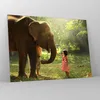 Bilder auf glas - Elefant Tier - 70x50cm - Glasbilder - Produktbild-Vorschau 4