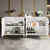 MODFU Buffet Bas Contemporain Avec Poignées Dorées Et Pieds Voir les images du produit 3
