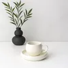 Chubby Kaffeetassen Set 200 ml, 6 Tassen mit 6 Untertellern Produktbild-Vorschau 1