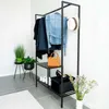 Vita Porte-manteau avec 2 tablettes de rangement, noir. Voir les images du produit 6