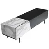 FineBuy Meuble TV bas noir 150 cm Blanc Meuble TV Meuble TV Voir les images du produit 6