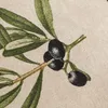 Tischdecke Olivenzweige natur grün schwarz  in versch. Produktbild-Vorschau 3