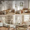 Detská postieľka ML-Design 80 x 160 cm s ochrannou Náhľad obrázku produktu 5