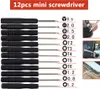 12 Set Feinmechaniker Schraubendreher Werkzeugset Für PC Produktbild-Vorschau 1