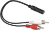 Goobay 50442 Adaptateur de câble audio 3,5 mm femelle à RCA Voir les images du produit 2
